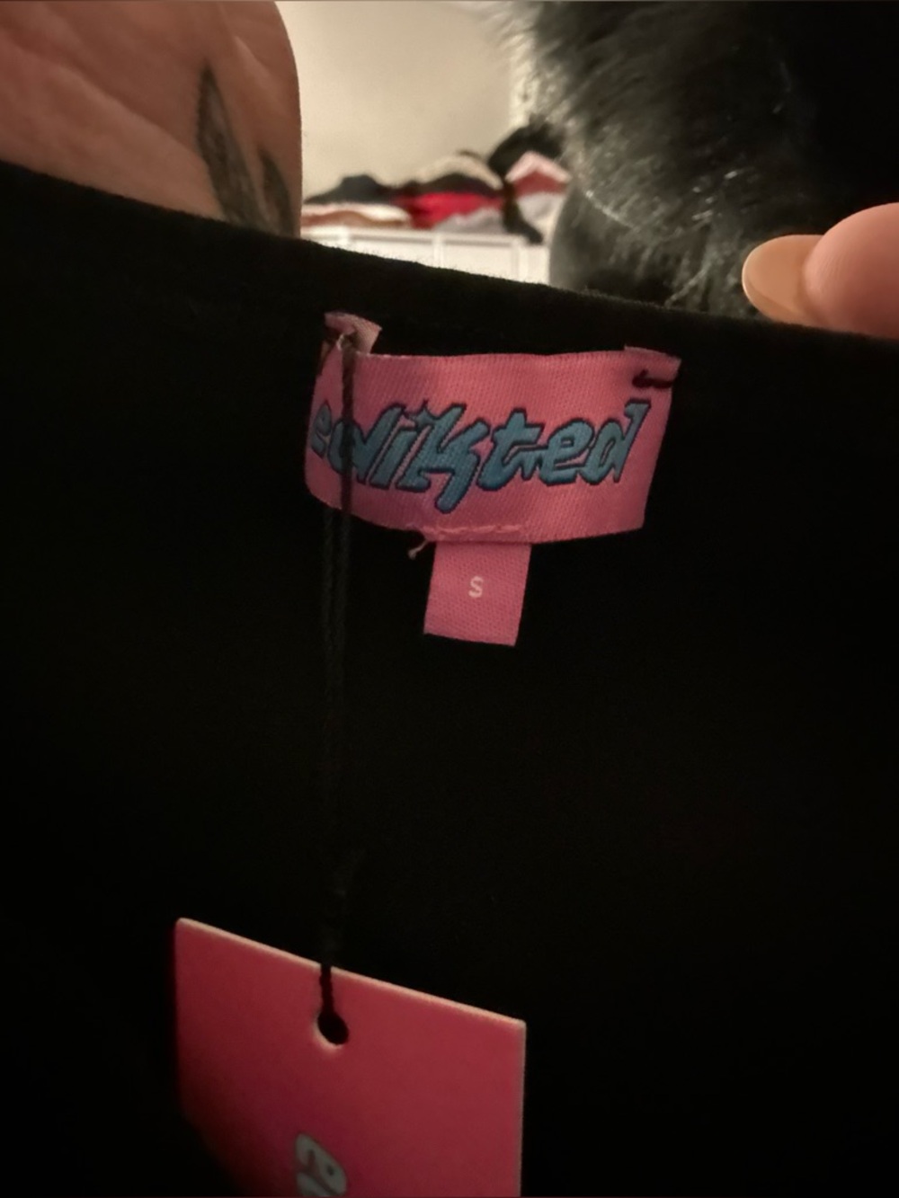 new edikted black mini skirt - Picture 3 of 3